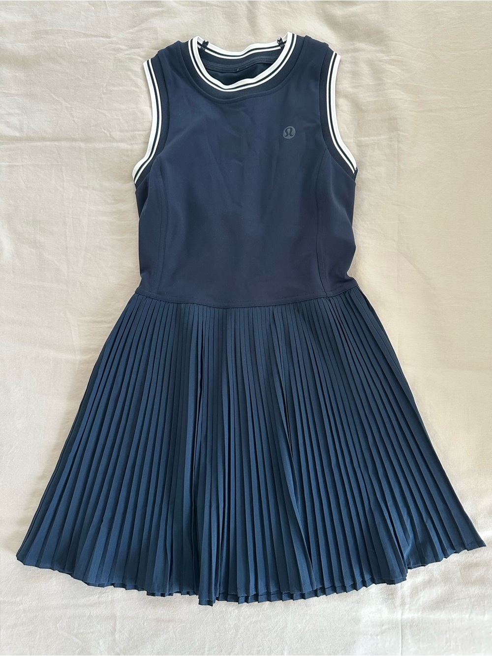 Lululemon Navy & White Tennis Dress